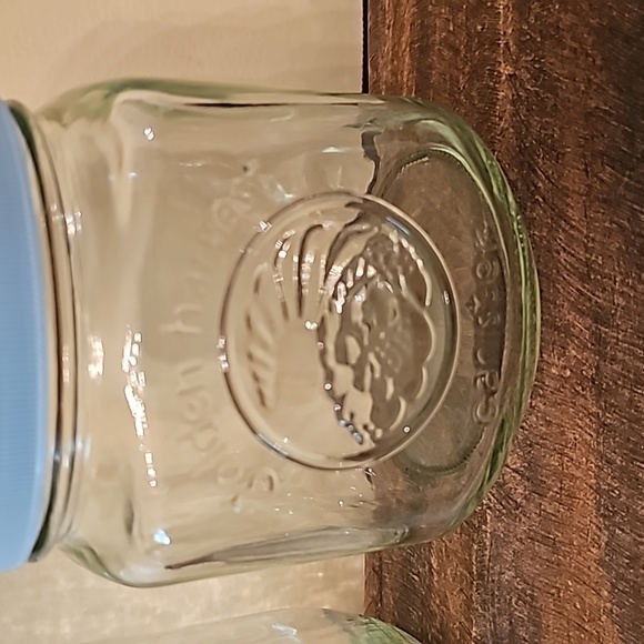 Golden Wheat Glass Canister Set - Picture 2 of 4